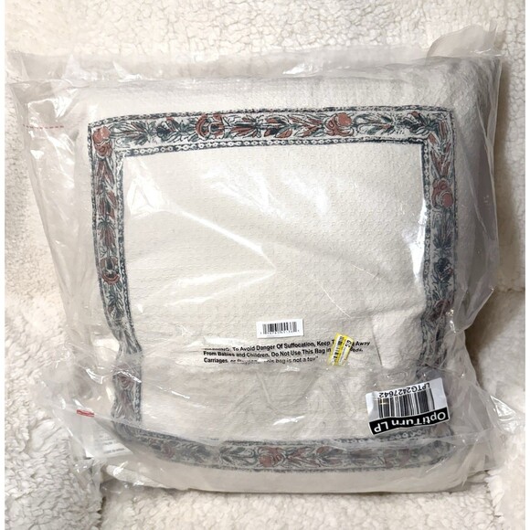 Oversized Square Border Pattern Cream - Threshold Design with Studio McGee - Picture 8 of 9